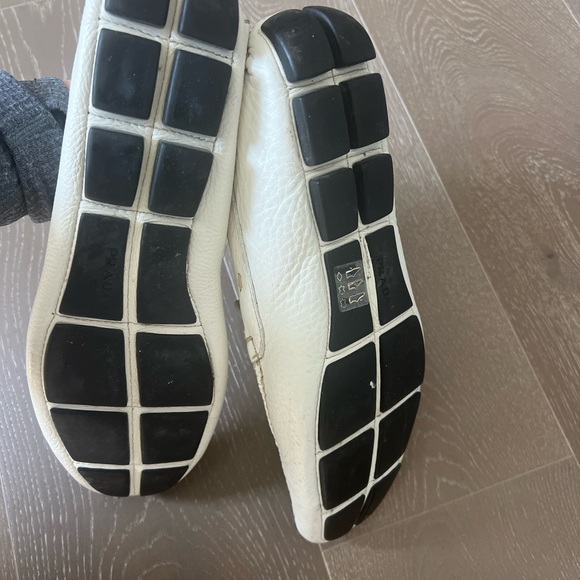 White leather summer loafers - Picture 2 of 8